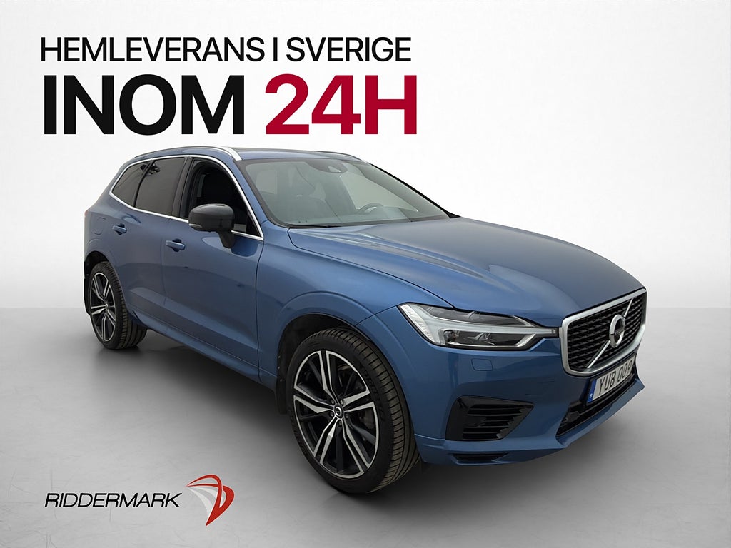 Volvo XC60 T8 TwEn AWD R-Design Pano Orrefors 360° Värm Drag