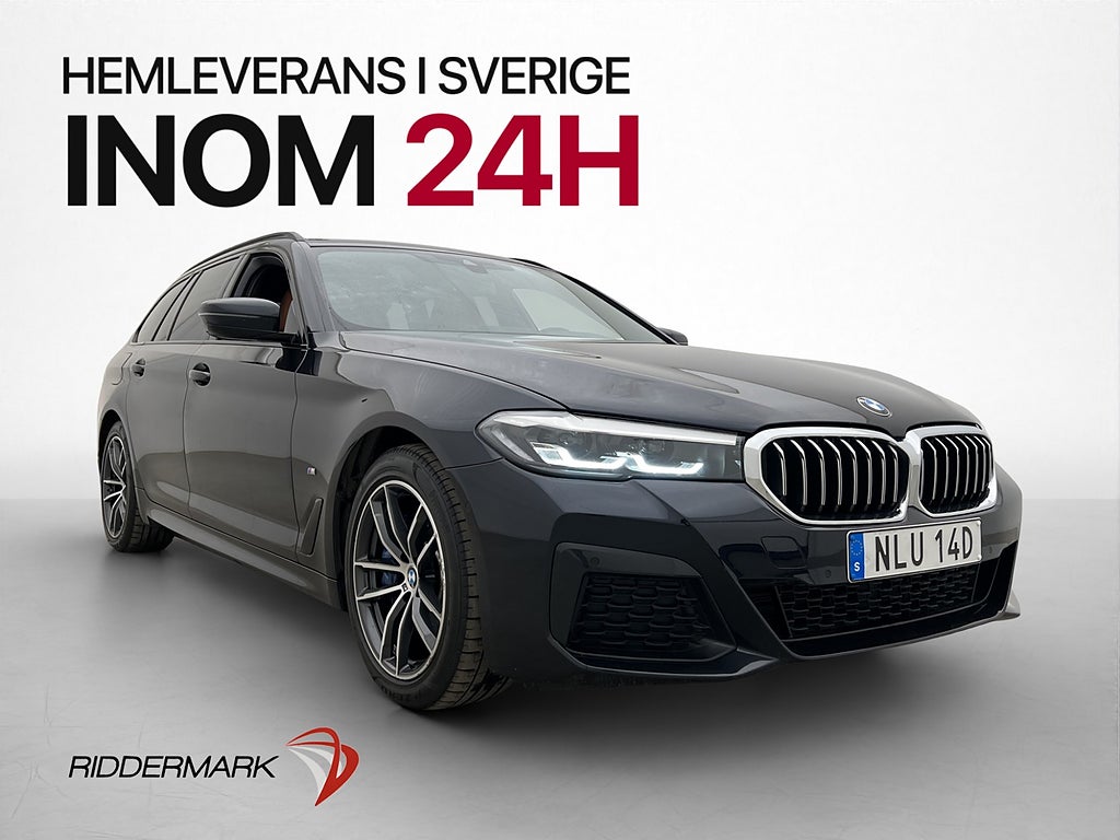 BMW 530e M Sport Live Cockpit Shadow Display Key Läder Drag