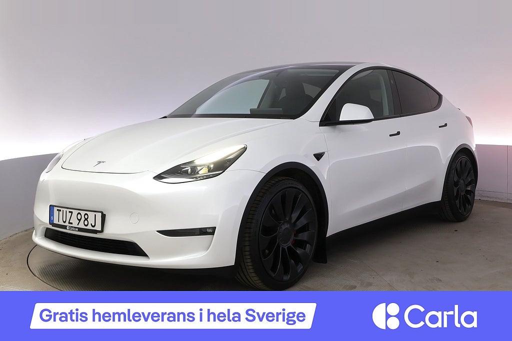 Tesla Model Y Performance AWD EAP Uppg.AP Pano Drag