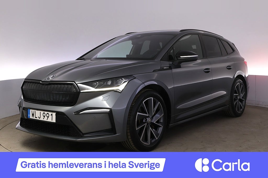 Skoda Enyaq iV 80 Sportline Drag Elstol BLIS AdapFart Kamera