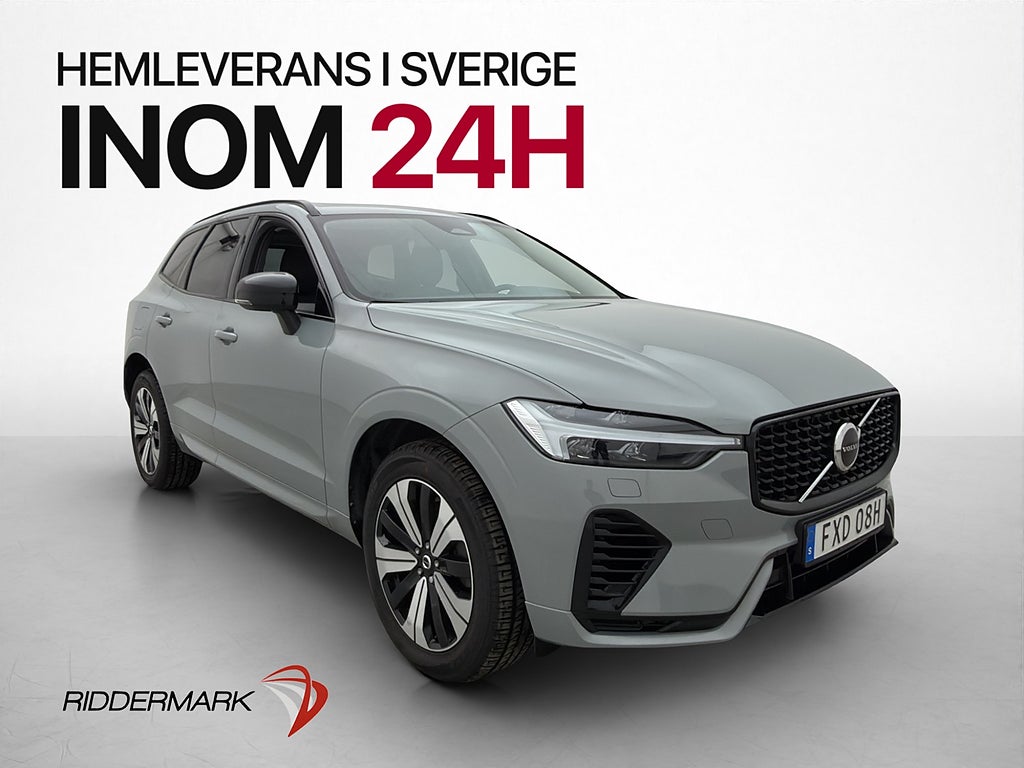 Volvo XC60 Recharge T6 AWD Plus Dark Pano Värm Dragkrok MOMS