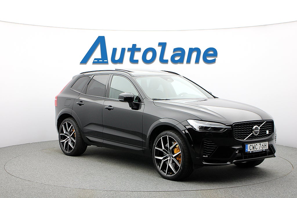 Volvo XC60 Recharge T8 AWD Polestar B&W,Pano,22″,Drag,360°,456hk