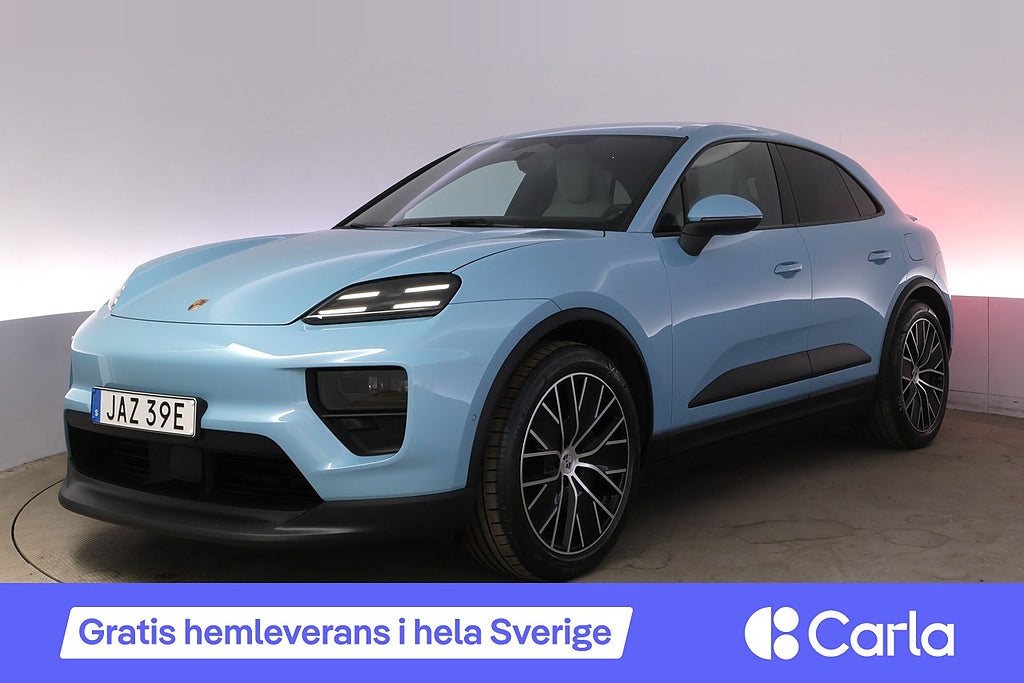 Porsche Macan 4 Läder PB+ Lane Assist Kamera BOSE AdapFarth.