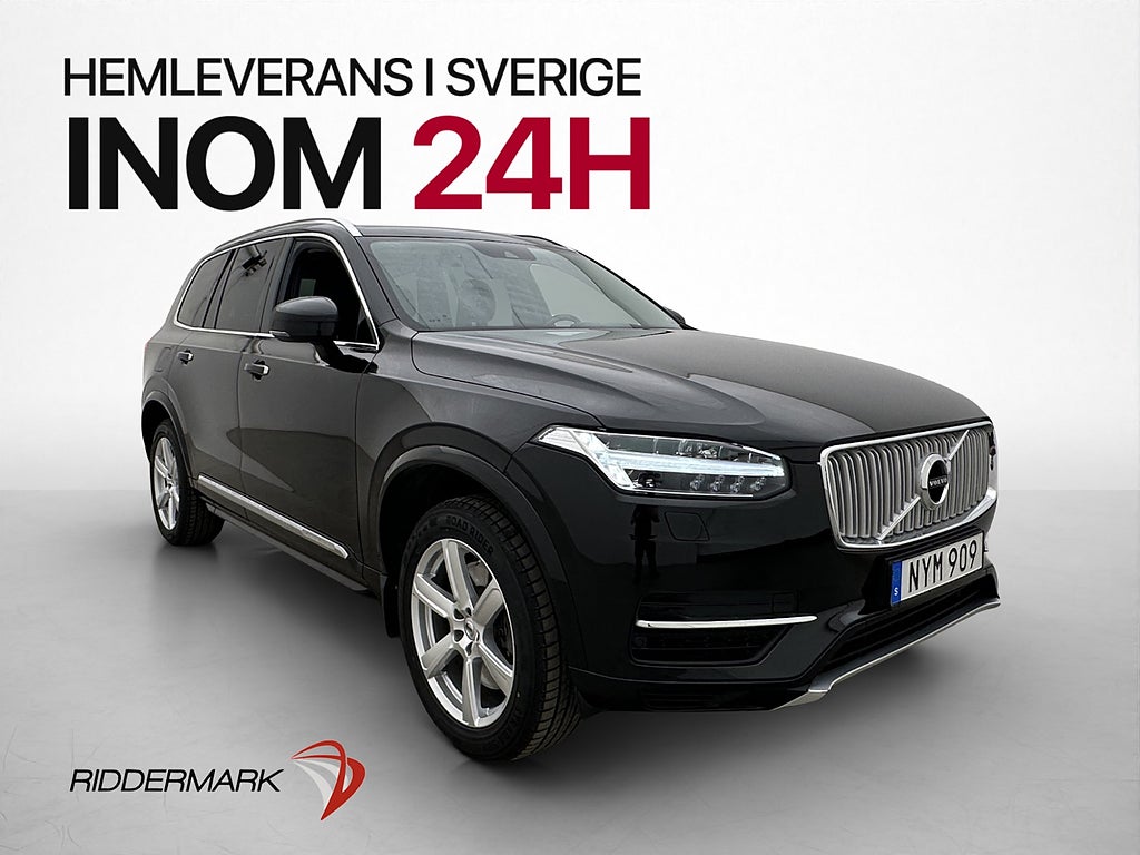 Volvo XC90 T8 AWD Inscription 7-Sits Pano Kamera BLIS Drag