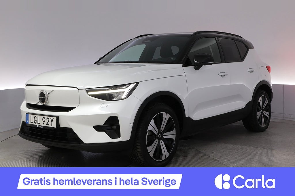 Volvo XC40 Re Twin Motor Ultimate Pano Elstol H/K 360 Navi
