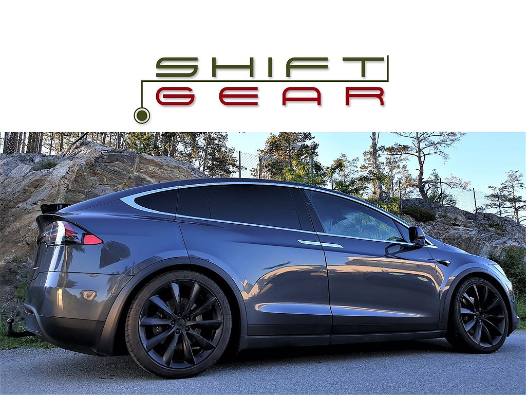 Tesla Model X Long Range PLUS 2021 5-sits 561 km WLTP MOMS