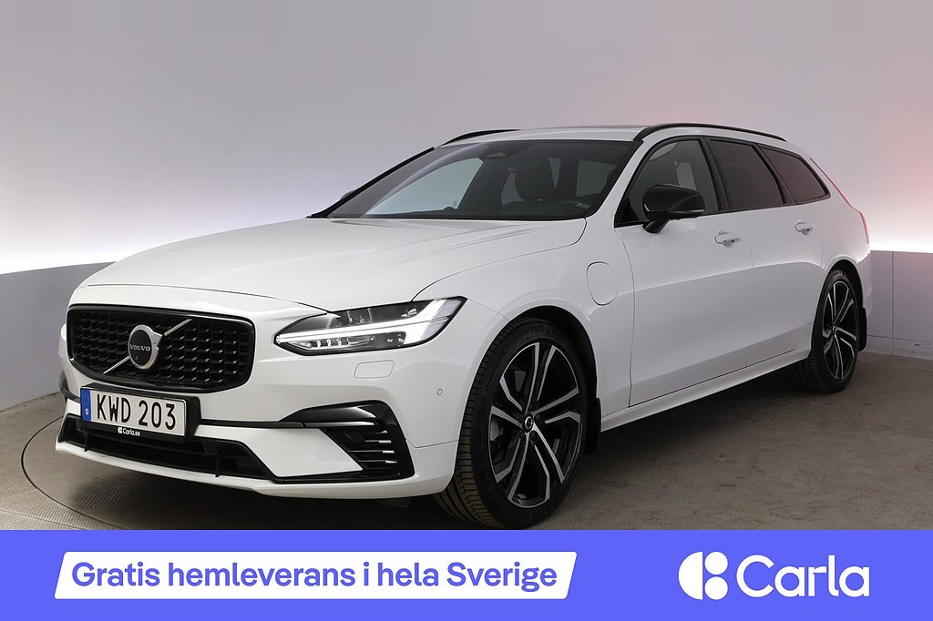 Volvo V90 T8 R-Design Pano Läder B&W Elstol HUD 360