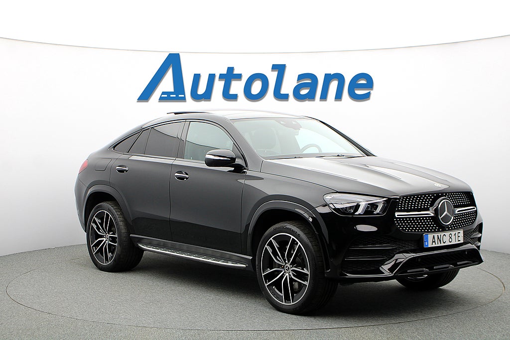 Mercedes-Benz GLE 350 de 4M Coupé Burmester® Pano, 360°, HUD, 22″ 320hk