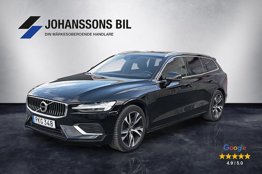 Volvo V60 Recharge T6 AWD Inscription Helskinn Kamera Drag Pano