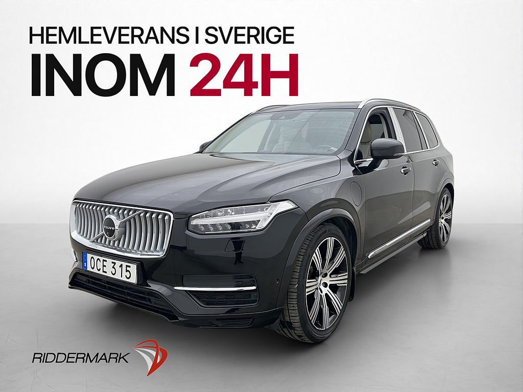 Volvo XC90 T8 AWD Excellence B&W Pano 360° Luftfjäd HuD Värm