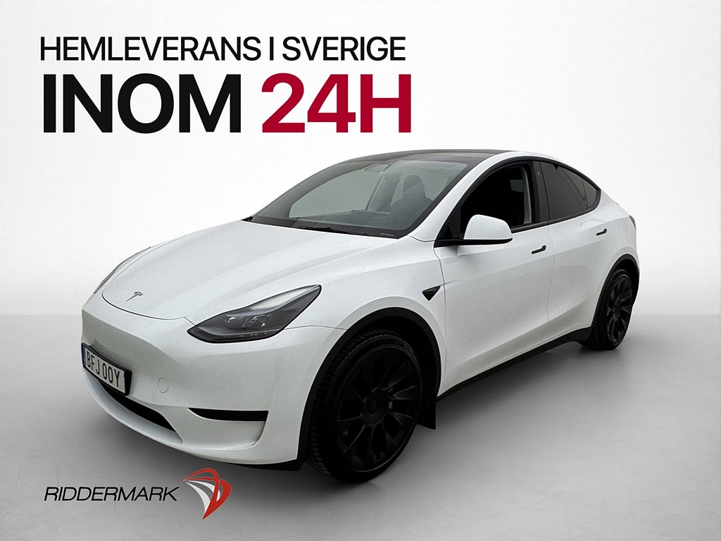 Tesla Model Y Standard Range Autopilot Dragkrok Svensksåld