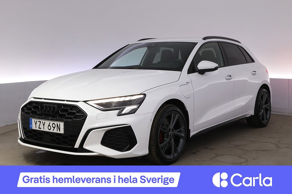 Audi A3 SB PHEV 45 TFSI e Full S-Line B&O Kamera LED V-däck
