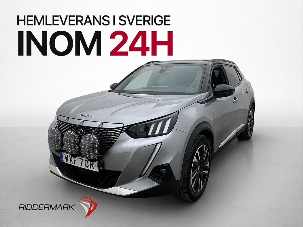 Peugeot E-2008 136hk GT Backkamera CarPlay Halvskinn MOMS