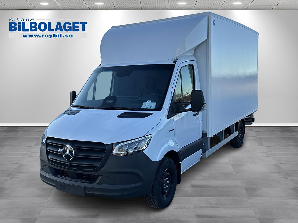 Mercedes-Benz eSprinter 420 A3 Chassi 113 kWh Volymskåp Omgående leverans