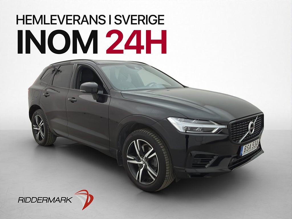 Volvo XC60 T6 AWD R-Design Pano H/K Kamera Värm Läder Drag