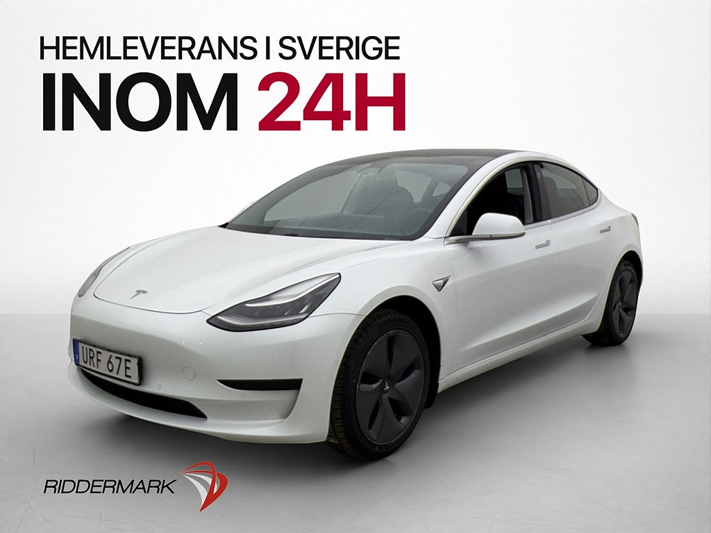 Tesla Model 3 Standard Range Plus Autopilot Dragkrok Sv.Såld