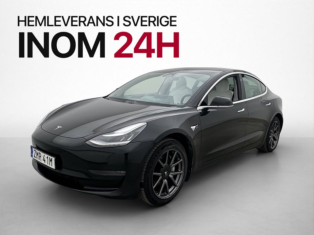 Tesla Model 3 Long Range AWD Drag Autopilot Sv-Såld