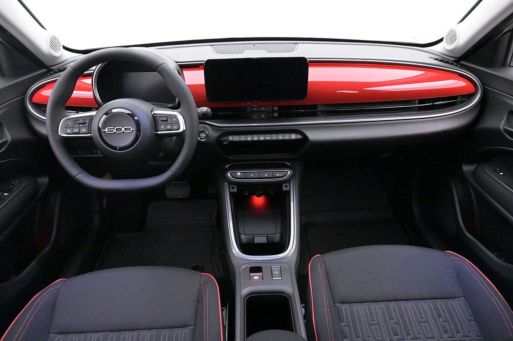 Fiat 600 e RED LED Keyless PDC Mirror Screen
