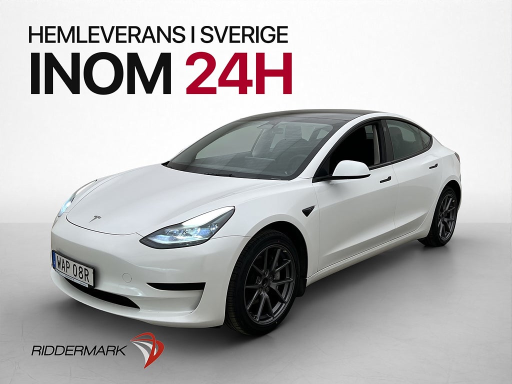 Tesla Model 3 Standard Range Autopilot Svensksåld MOMS