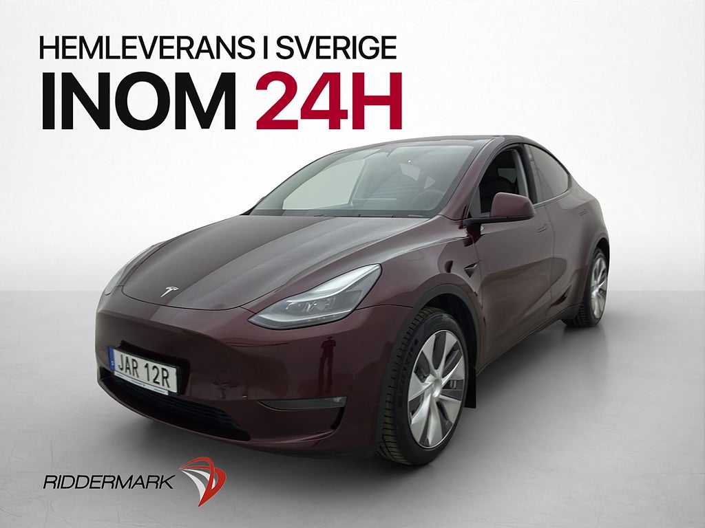 Tesla Model Y Long Range AWD Autopilot Dragkrok Svensksåld