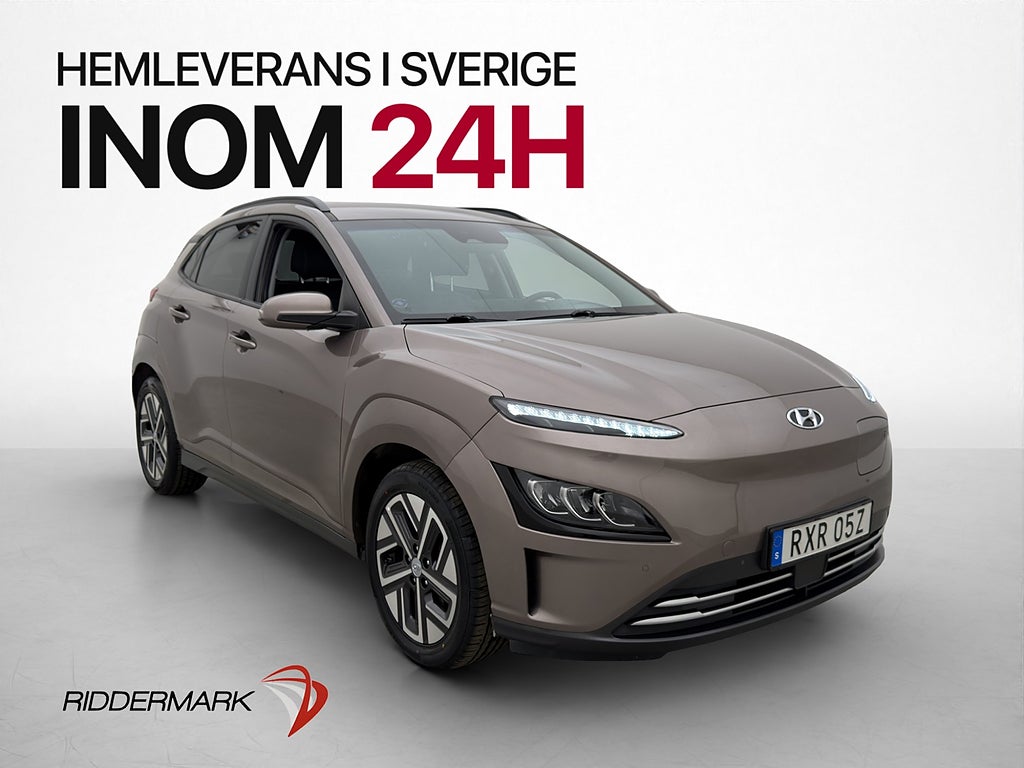 Hyundai Kona 64 kWh 204hk Advance Kamera Krell Skinnklädsel
