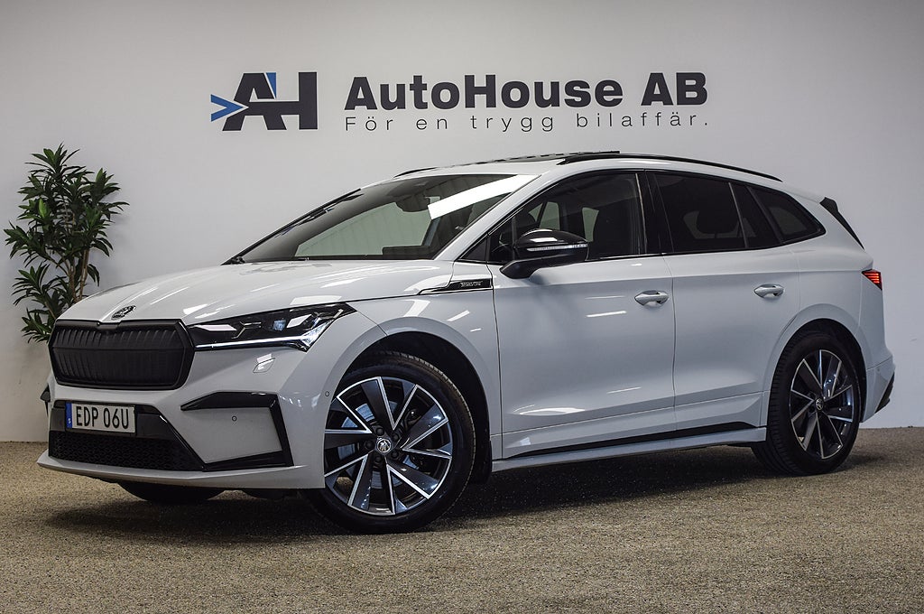 Skoda Enyaq iV 80 SportLine Panorama Matrix Radarfart B-kamera