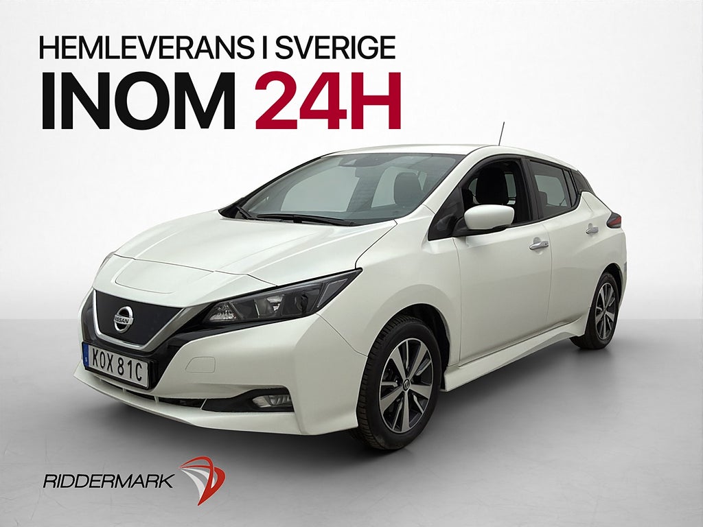 Nissan Leaf 40 kWh 150hk Kamera Keyless Rattvärme Låg skatt