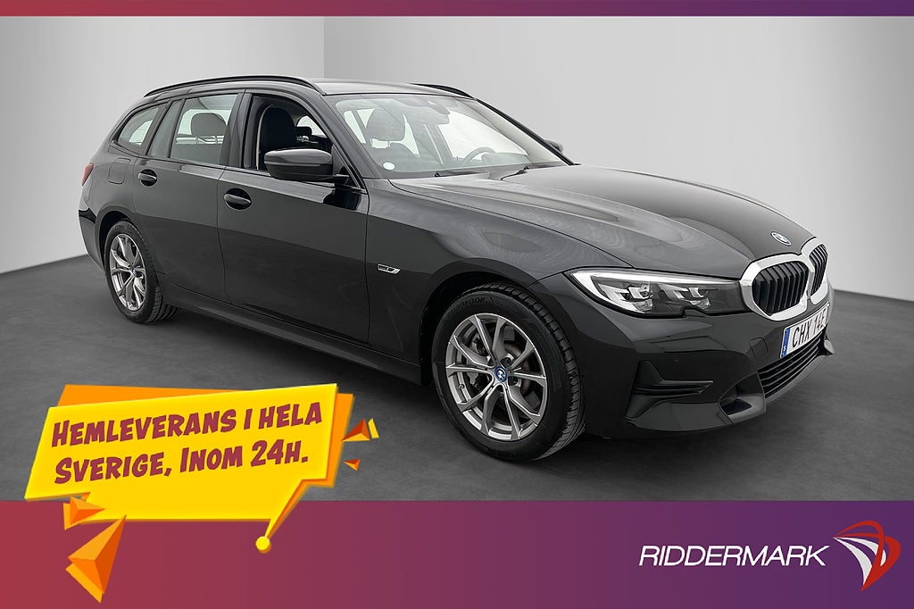BMW 330e 292hk Plug-in Sport line Navi Sensorer LED MOMS