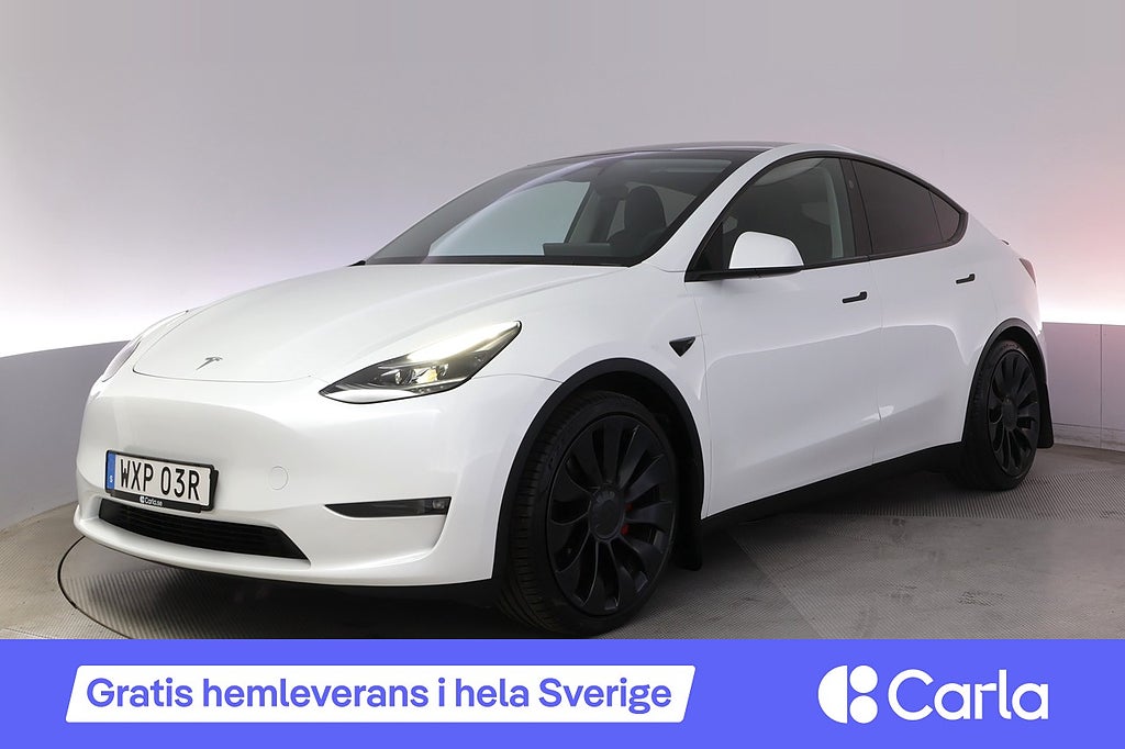 Tesla Model Y Performance Autopilot Panorama Drag