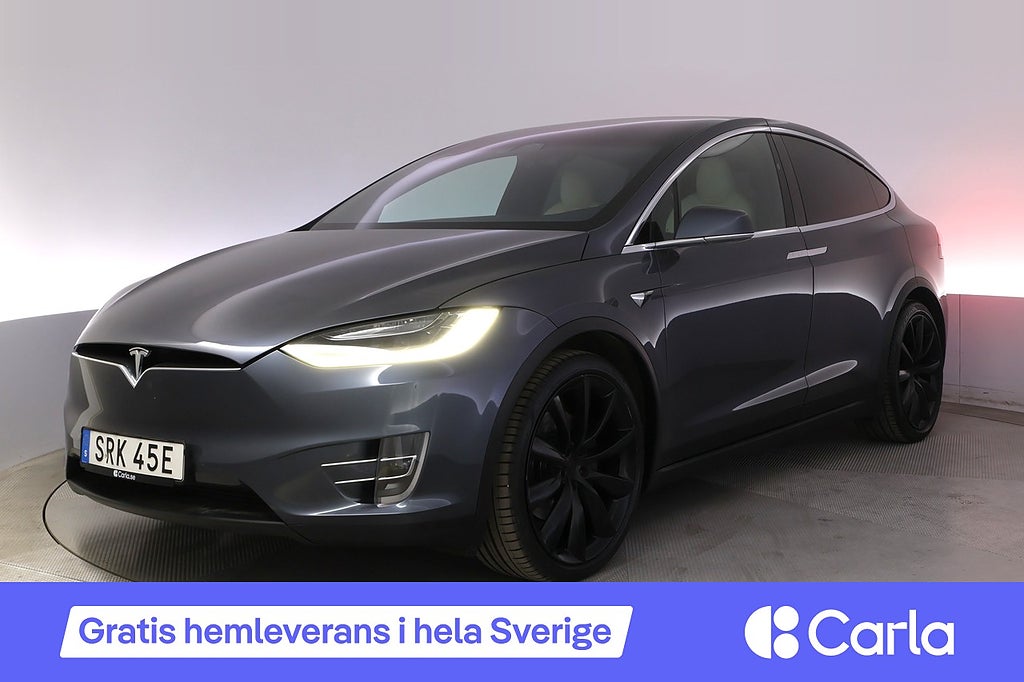 Tesla Model X Long Range 7-sits Drag Autopilot Panorama