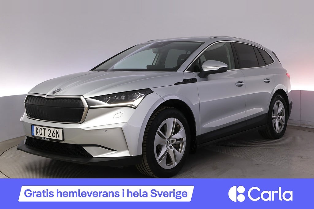 Skoda Enyaq 85 Plus Drag Elstol Kamera CarPlay V-hjul