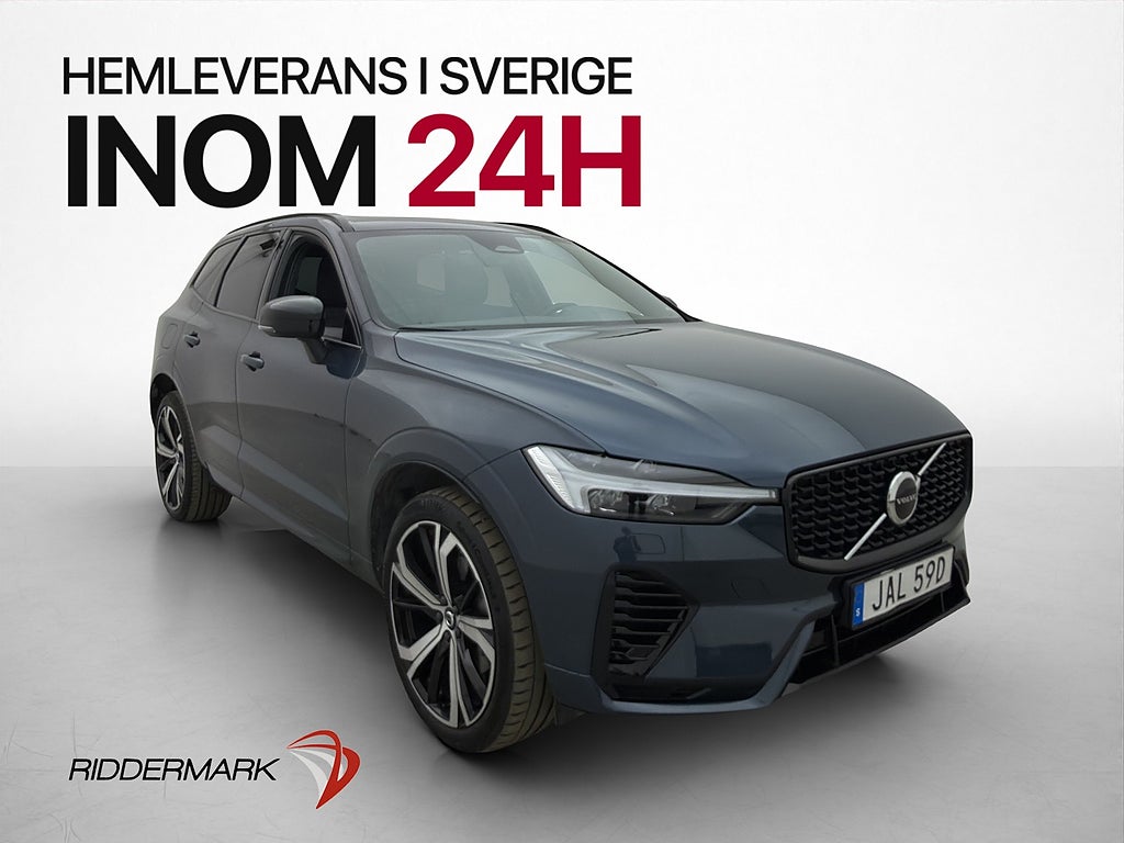 Volvo XC60 Recharge T6 AWD Plus Pano Läder Kamera Värm Drag