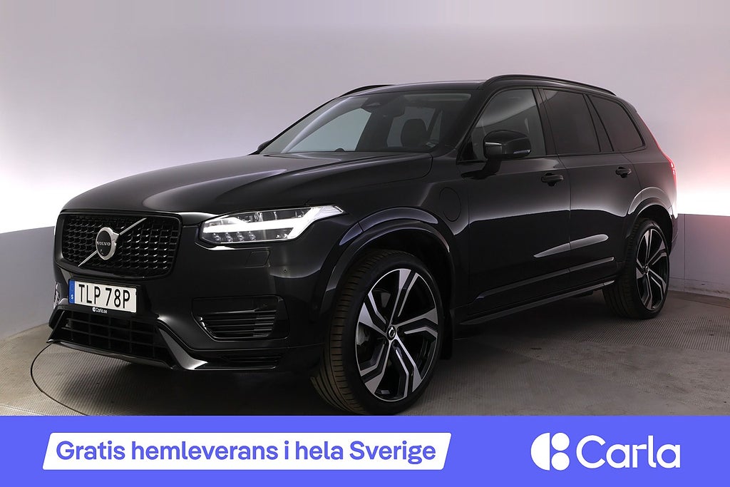 Volvo XC90 7-seater Recharge T8 AWD Ultra Dark Luft B&W Drag