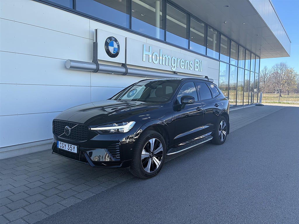 Volvo XC60 Recharged T6 AWD Plus Dark H K Skinn Drag Sollucka Navi | Ränta