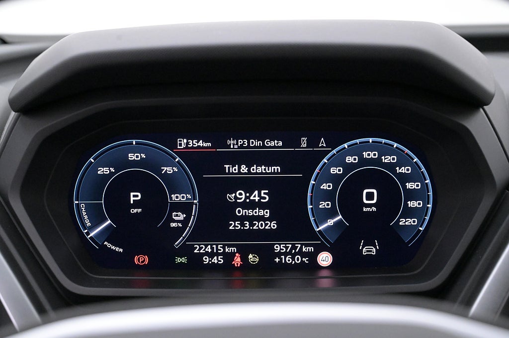 Audi Q4 55 Sportback e-tron quattro Drag Sonos Elstol Kamera