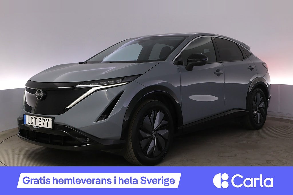 Nissan Ariya 63 Advance BLIS Navi 360 ProPILOT Rattvärm Drag