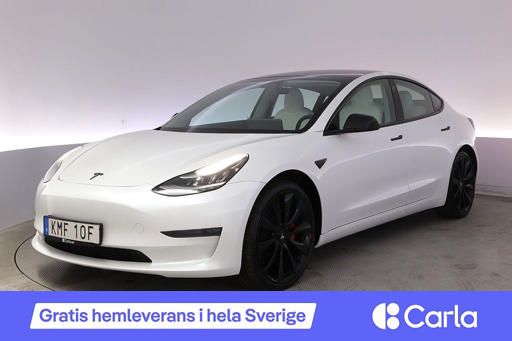 Tesla Model 3 Performance AWD Full FSD Autopilot Panorama