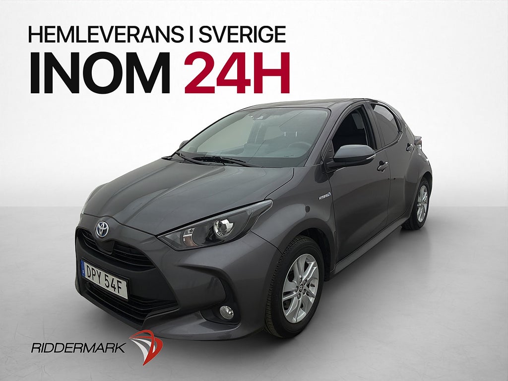 Toyota Yaris Hybrid 116hk Active Kamera Rattvärme 1-Brukare