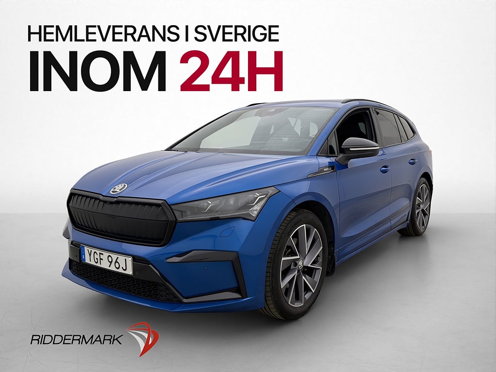 Skoda Enyaq 80 204hk Sportline Dragkrok Kamera CarPlay MOMS