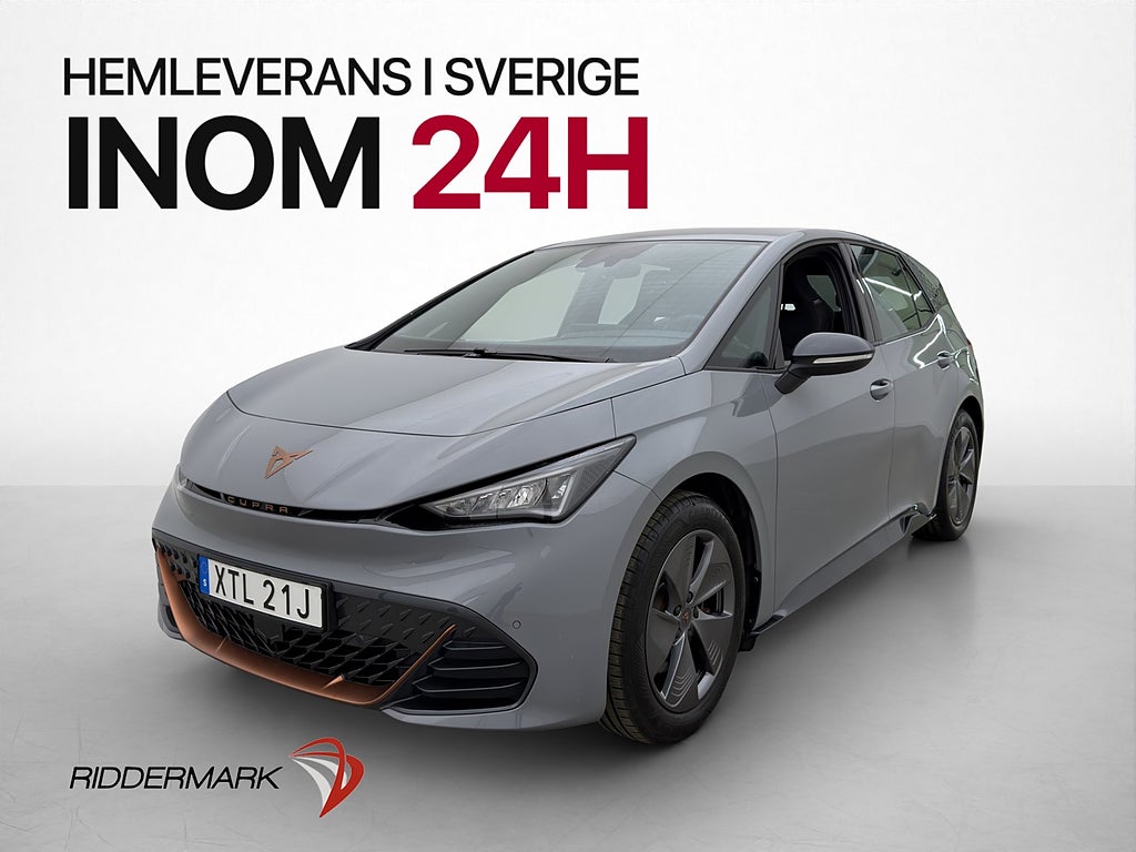 Cupra Born 58 204hk CarPlay Sensorer Rattvärme MOMS