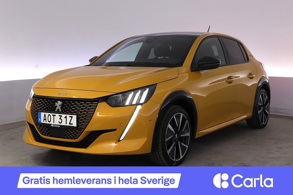Peugeot E-208 GT Pack Kamera Adap.Fart Värmare