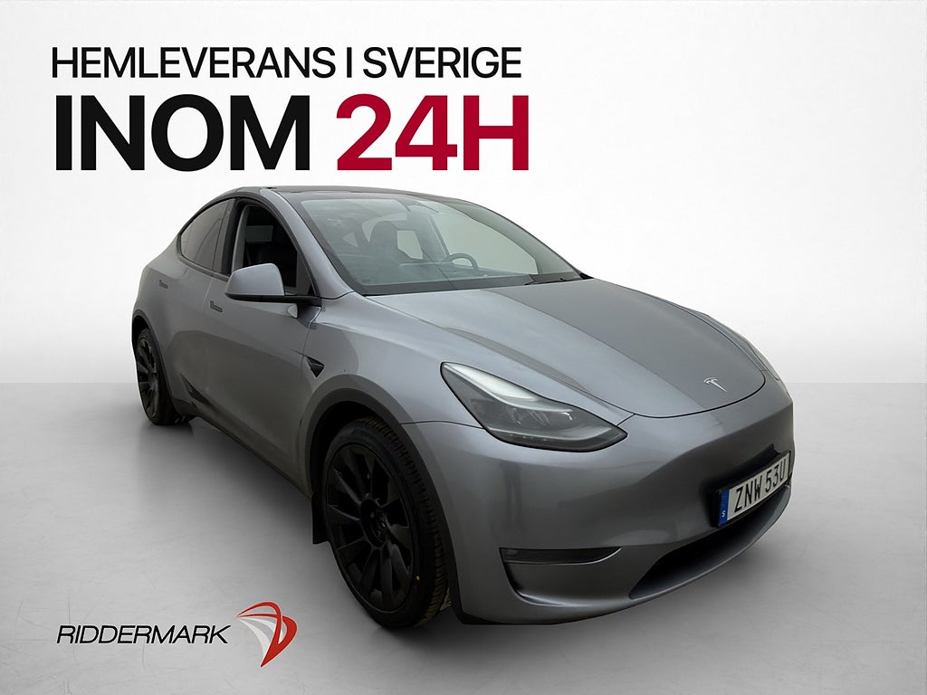 Tesla Model Y Long Range AWD Uppgraderad Autopilot Dragkrok
