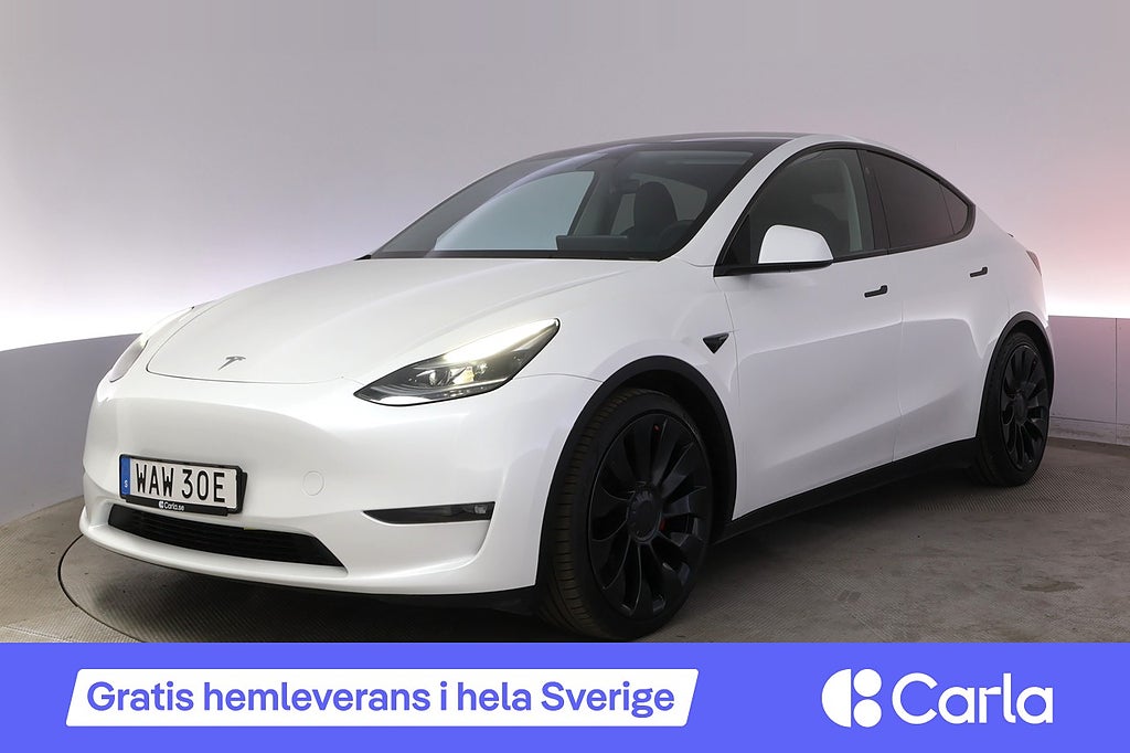 Tesla Model Y Performance Autopilot Panorama Drag