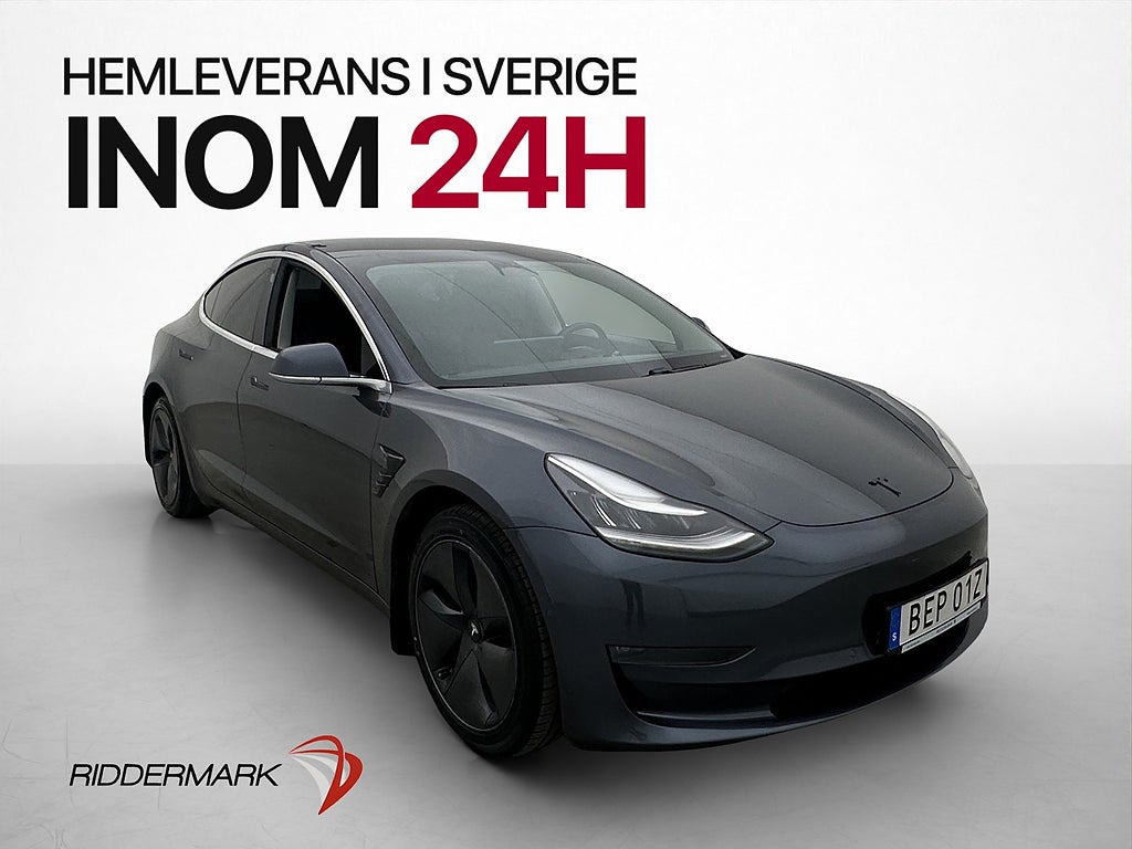 Tesla Model 3 Long Range AWD Autopilot Svensksåld