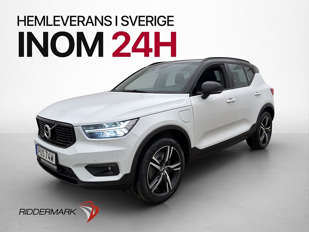 Volvo XC40 T5 Twin Engine 262hk R-Design Pano H/K Skinn