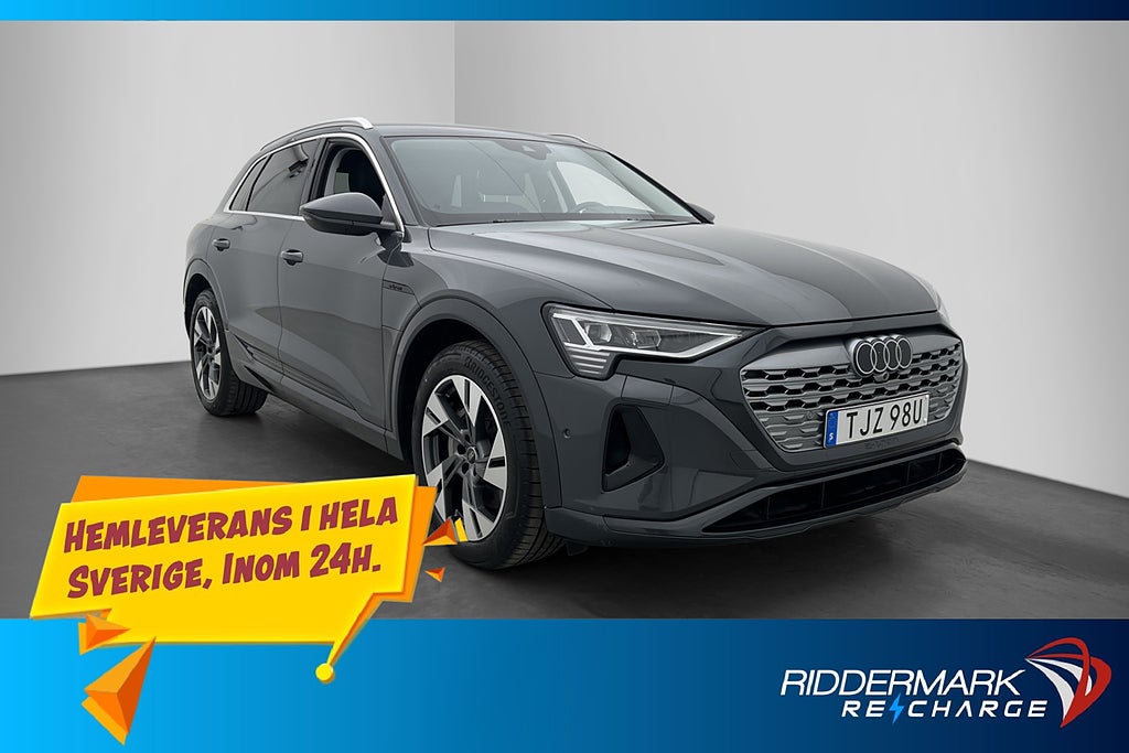 Audi Q8 50 e-tron Quattro Luftfjädring Dragkrok Kamera Skinn