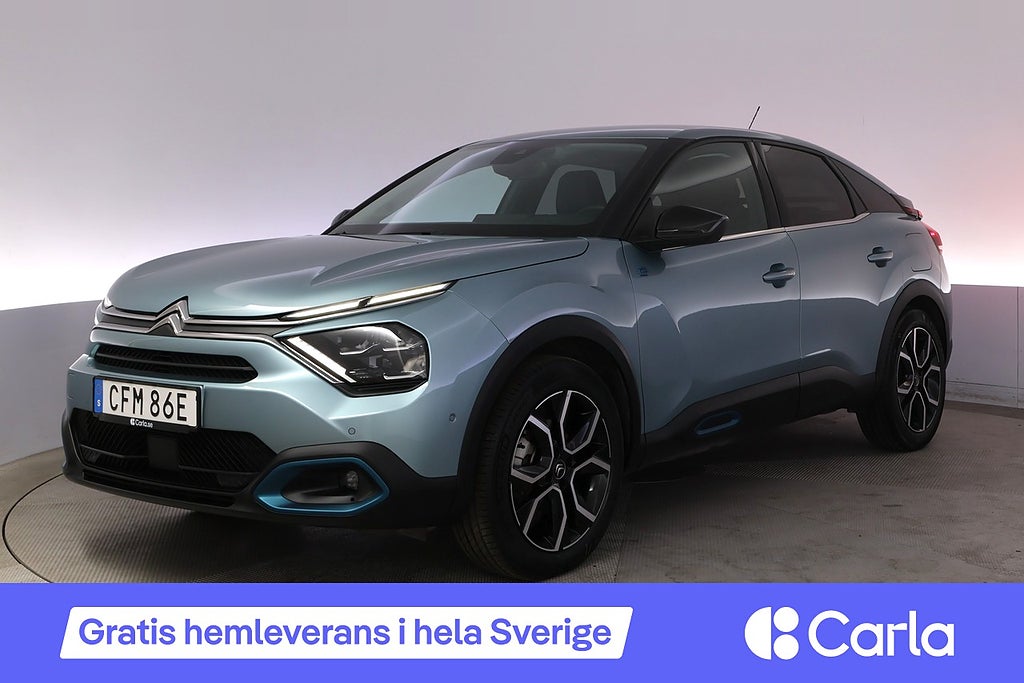 Citroën e-C4 Shine Electric HuD Kamera Elstol Läder BSM