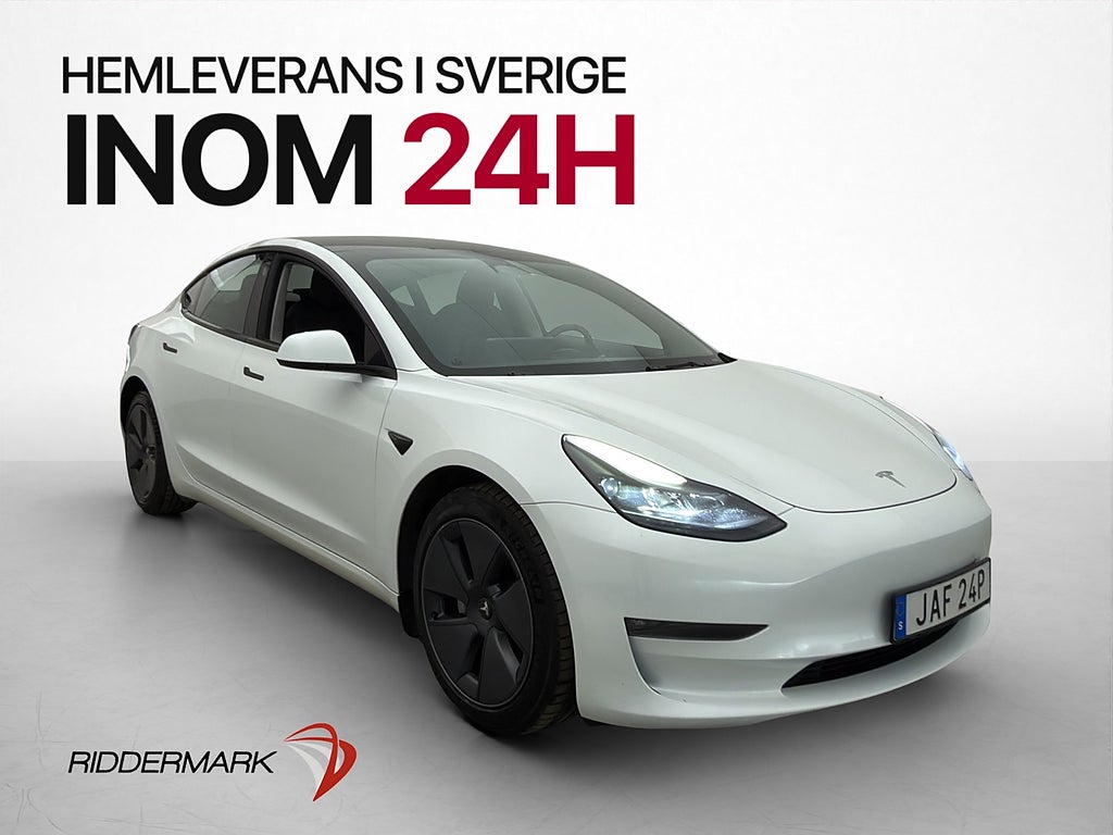 Tesla Model 3 Long Range AWD Autopilot Svensksåld MOMS