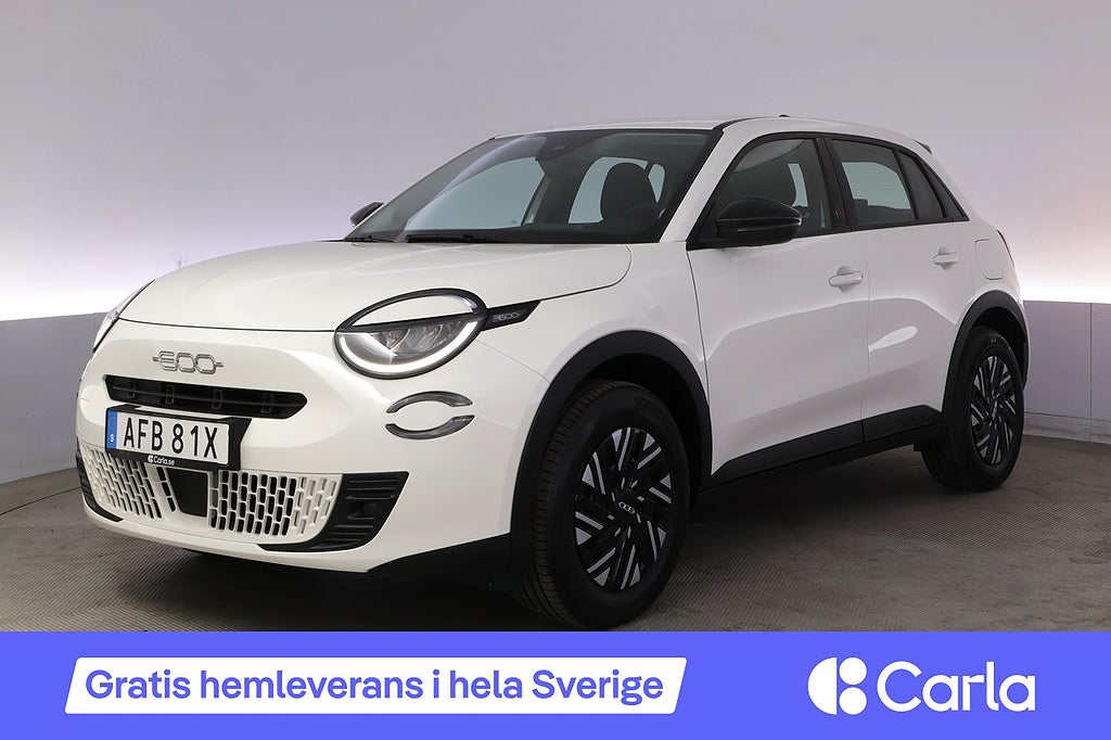 Fiat 600 Red LED Keyless PDC Mirror Screen Farthållare