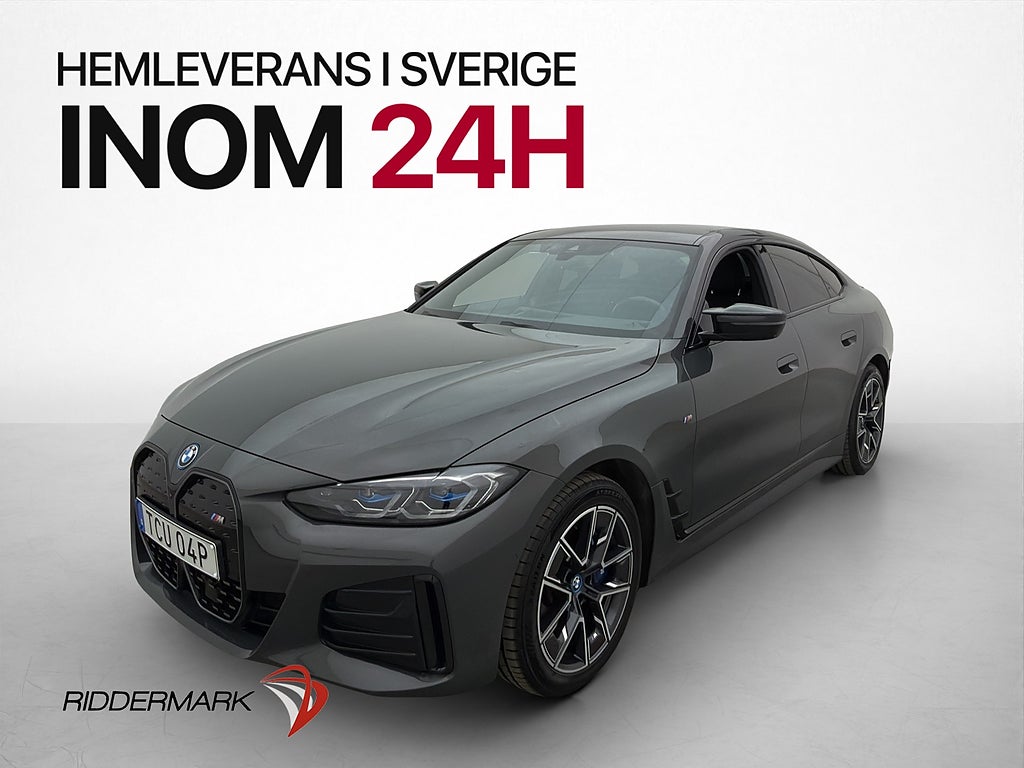 BMW i4 M50 xDrive Gran Coupé 544hk Laser H/K Drag 360° MOMS